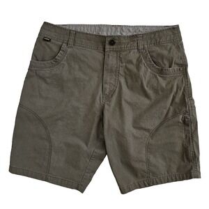 KUHL Ramblr (Men's 36) Vintage Patina Dye Shorts Hiking Outdoor Cargo 10" Inseam